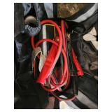 Portable Jump Starter and Jumper Cables in Carry B