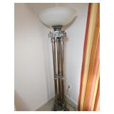 Neoclassical Influenced Torchiere Floor Lamp