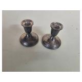 Godinger sterling Candle Holders