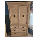 2 pc Bassett Armoire Does not include Contents