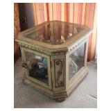 Glass Top Display End Table Does not include