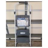 Cosco 3-Step Folding Step Stool with Large Sturdy