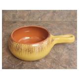 Italian-Made De Silva Ceramic Soup Bowl with Handl