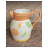 Platters and Bowls Ceramic Pitcher with Fruit Moti