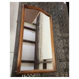 Ethan Allen 38×20 Wall Mirror with Wood Frame