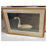Framed Limited Edition Art Print Swan