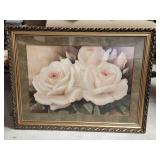 Framed Print of White Roses by Igor Levashov