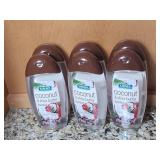 Six Lucky Super Soft Body Wash Bottles  Coconut &