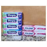 Efferdent Adhesive Cream and Poligrip Original Den