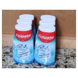 6 Colgate 2-in-1 Whitening Toothpaste Gel, Icy Bla