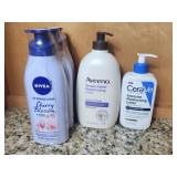Moisturizing Lotions Including Nivea, Aveeno, and