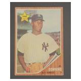 1962 Topps Al Downing Rookie Baseball Card No. 219