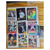 10 Baseball Trading Cards Featuring Various MLB Pl