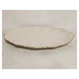 Lenox Glenwood Oval Platter with Gold Trim