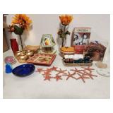 Decorative Household Items Including Dishes, Figur