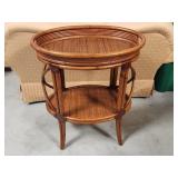 Ethan Allen Rattan Tea Table31×28×18