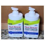 Two PROFOOT Heel Rescue Foot Creams, 16 oz Each