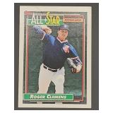 1991 Topps All-Star Pitcher Roger Clemens Baseball