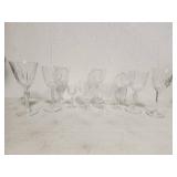 Crystal Stemware with Etched Design, Assorted Size