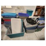 Plastic Storage Totes and Lids