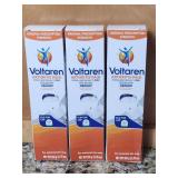 Three Boxes of Voltaren Arthritis Pain Gel, 150g E