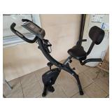 Folding Upright Exercise Bike with Digital Display