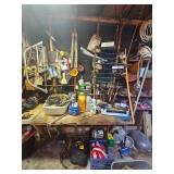 Garage Workshop Miscellaneous Tools and Supplies