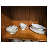 Noritake China Gravy Boat and Serving Pieces
