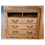 Ashley Furniture Media Chest With Faux Stone Top