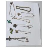 Sterling Silver Chains and Pendants