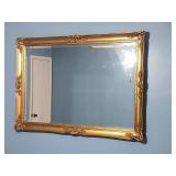 Gilt Wood Rectangular Wall Mirror