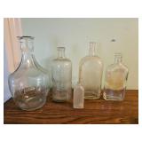 Embossed Glass Bottles