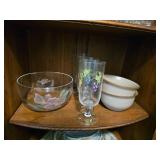 Glassware and Ceramic Bowls