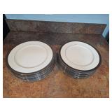 17 Mikasa Bone China Dinner Plates