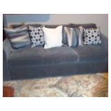 Jonathan Louis Sofa with Velvet Upholstery
