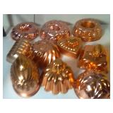 17 Copper-Toned Metal Cake Pans