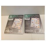 Two Packs of Print File 35mm Slide Preservers
