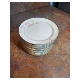 12 Mikasa Ivory Bone China Plates