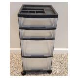 Plastic Storage Organizer with Drawers