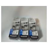 Three Panasonic ErgoFit Earphones