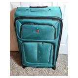 Teal Wheeled Suitcase, 30×18×12