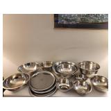 Stainless Steel Bowls and Trays