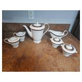 Mikasa Crown Jewel Platinum Tea Set