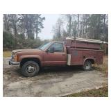1996 Chevrolet 3500 Utility Truck with Lift Gate