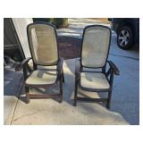 Two Outdoor Folding Chairs