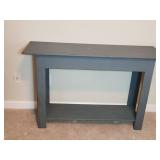 Gray Painted Wood Console Table