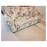 Floral Upholstered La-Z-Boy Sofa