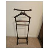Wooden Valet Stand With Hanger
