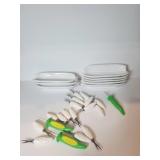 Corn Dish Set with Matching Holders