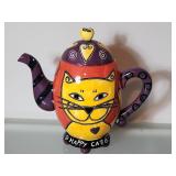 Hand-Painted Ceramic Teapot by Outi